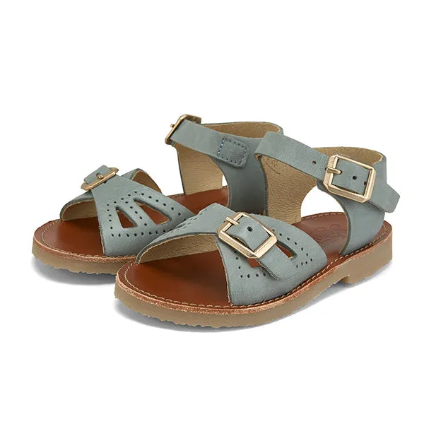 beautiful 2025 Pearl Kids Sandal Smokey Sage Leather - Sandals